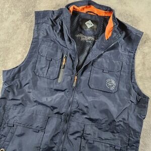 Jeep Spirit Flygo Utility Fishing Vest Mens XL Cargo Pocket Mesh Find your Own W